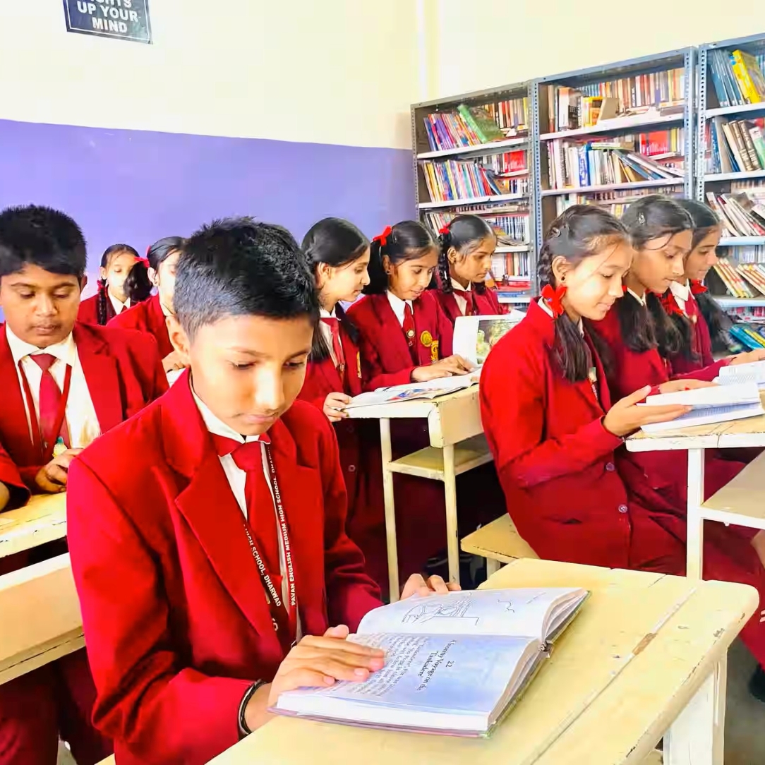 Spacious, ventilated classrooms